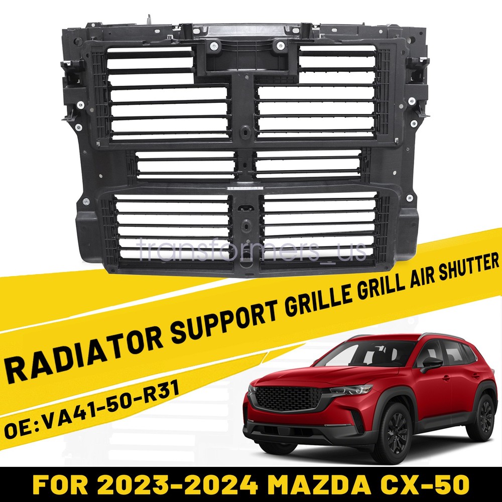 VA4053100A Radiator Grille Air Shutter Support Fits 2023-24 Mazda CX-50 Front