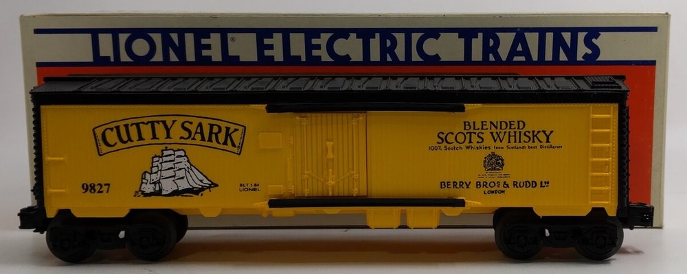 Lionel 9827 Cutty Sark Billboard Reefer Train Car Display Model