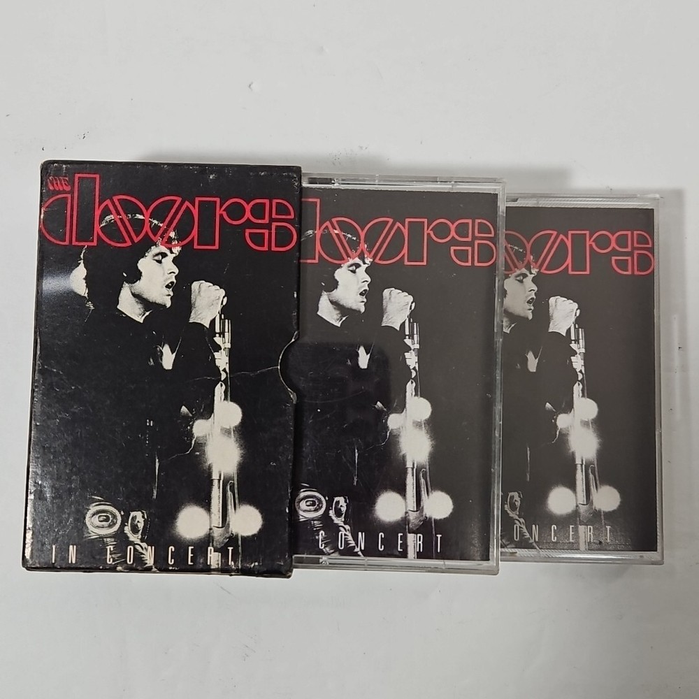 THE DOORS IN CONCERT 1991 Rock Psych 2 Cassette box Set 141 min. Audio Tested