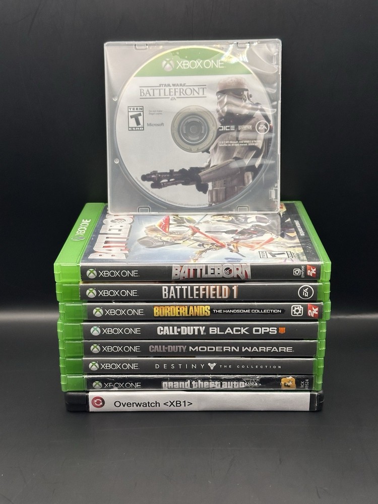 Xbox One Game Lot - 9 Games - GTA V, Call of Duty, Destiny, Battlefield - TESTED