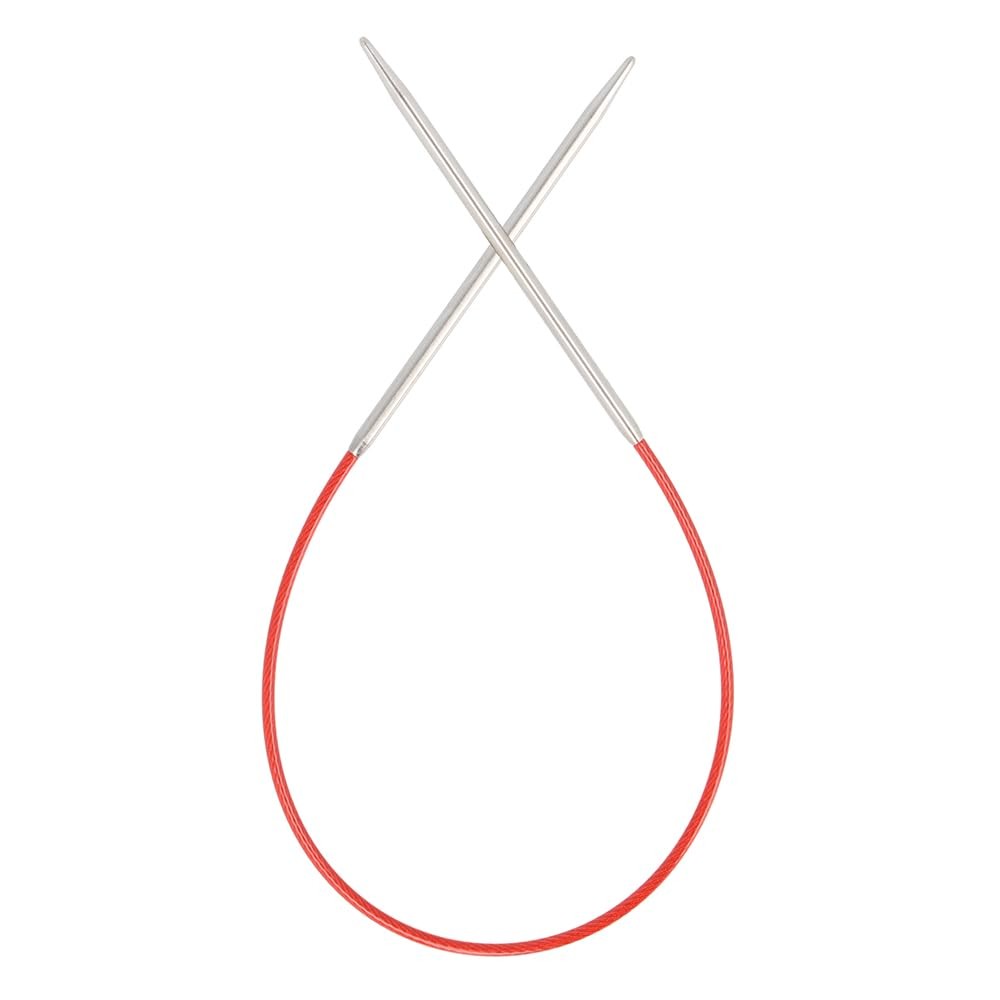 Knit RED Circular Needle 23cm 4.00mm - 1pc