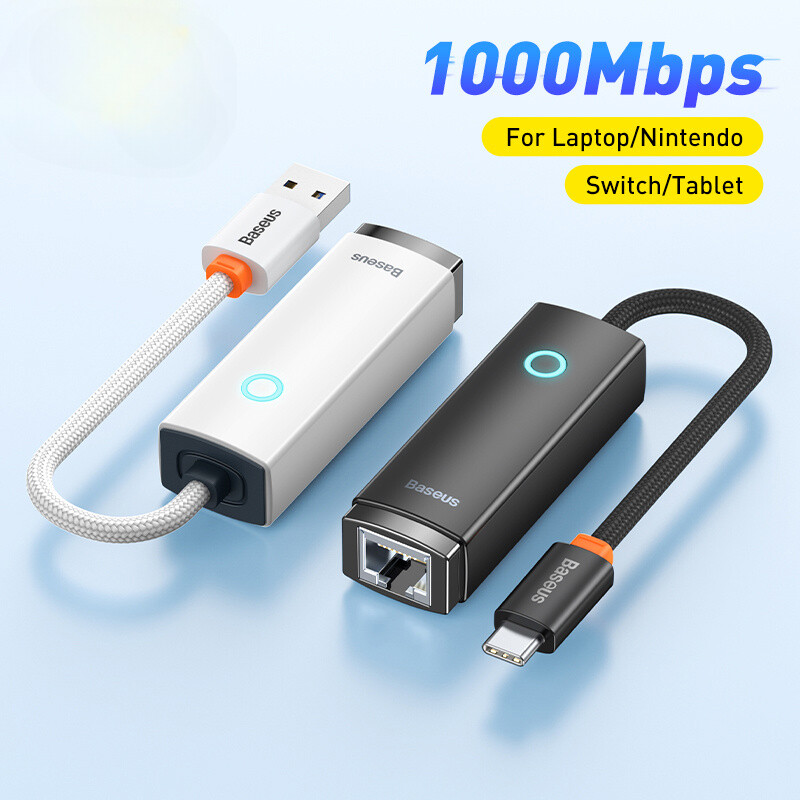 USB C to Ethernet Adapter for MacBook Pro Air Laptops  