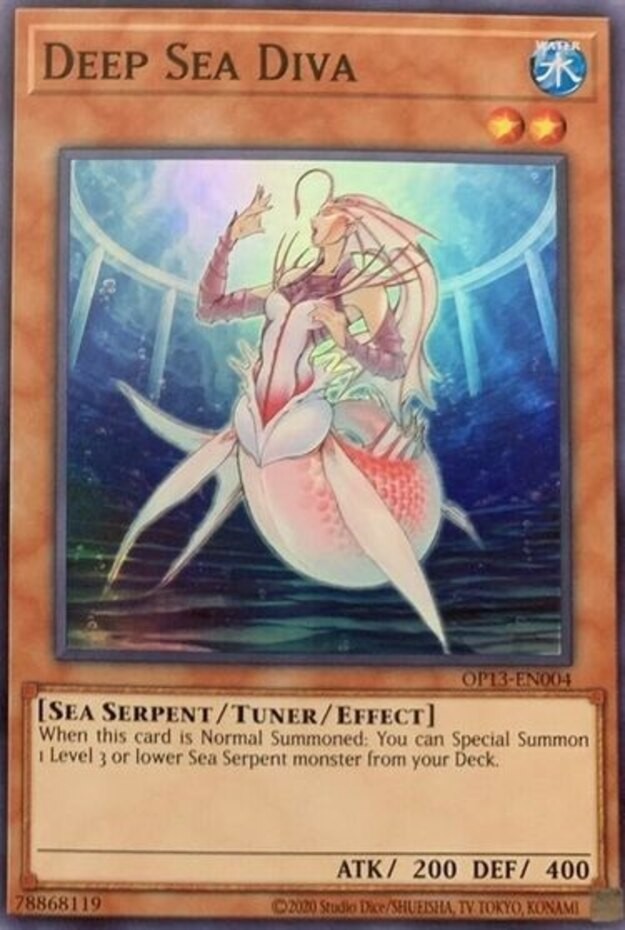 Deep Sea Diva OP13-EN004 Super Rare Unlimited NM OTS Tournament Card
