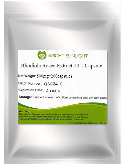 QBG Rhodiola Rosea Extract 20:1 Capsule 500mg *200 Capsules