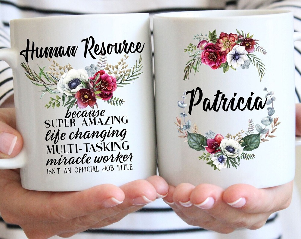 Human Resource Gift Mug For Women L Thank You Appreciation Birthday Christmas