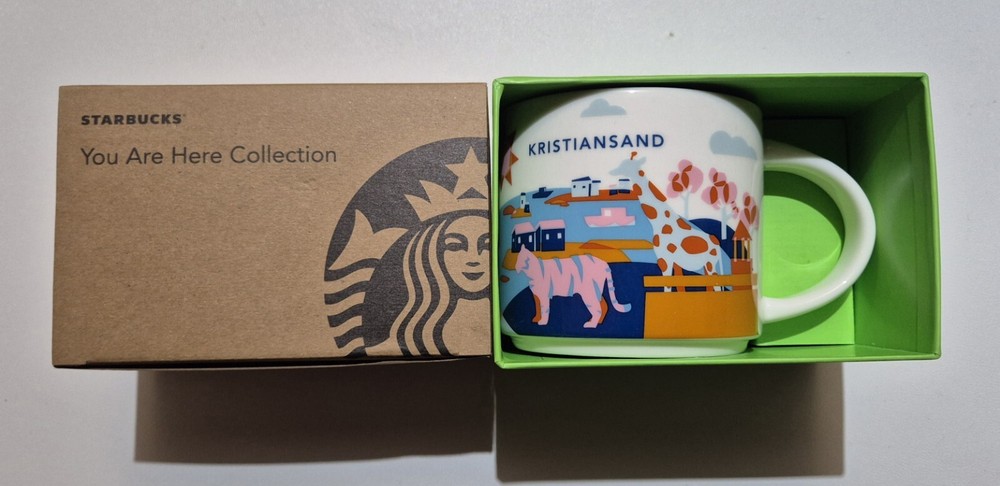 Starbucks 2024 Kristiansand Norway 14oz Collectible City Mug  