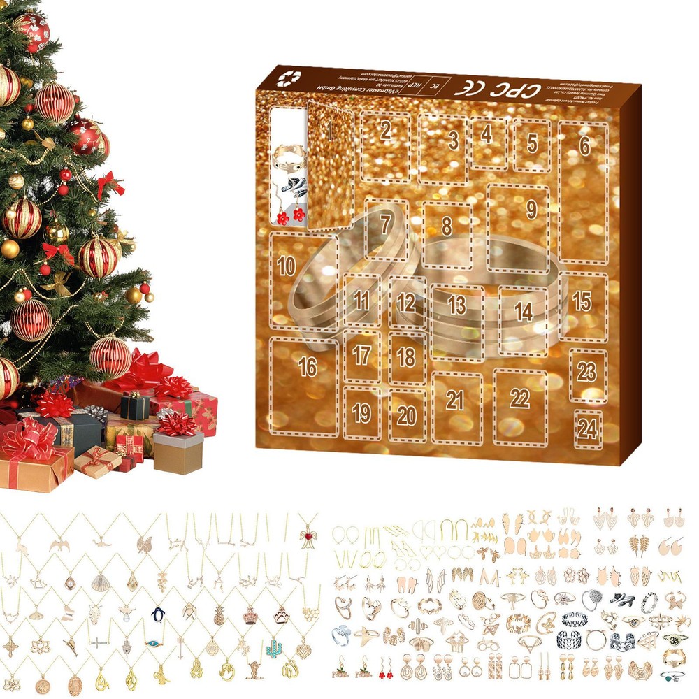 Countdown Calendar Toys Christmas Holiday Advent Calendar Boxes Exquisite useful