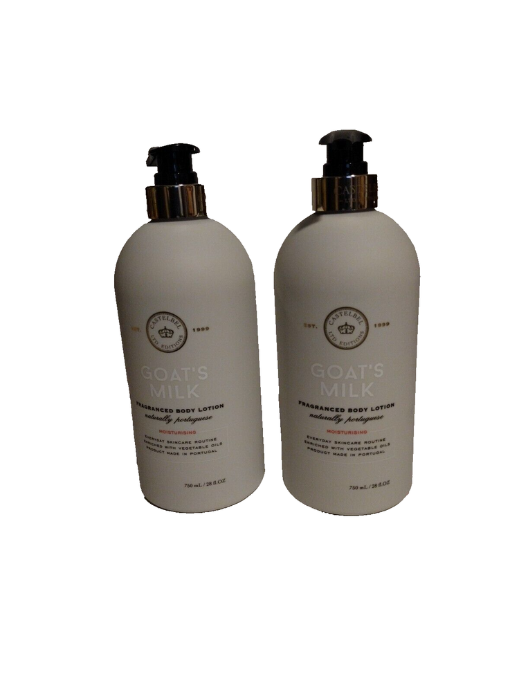 Castelbel Goat's Milk Naturally Portuguese Fragranced Body Lotion 28 fl.oz Each
