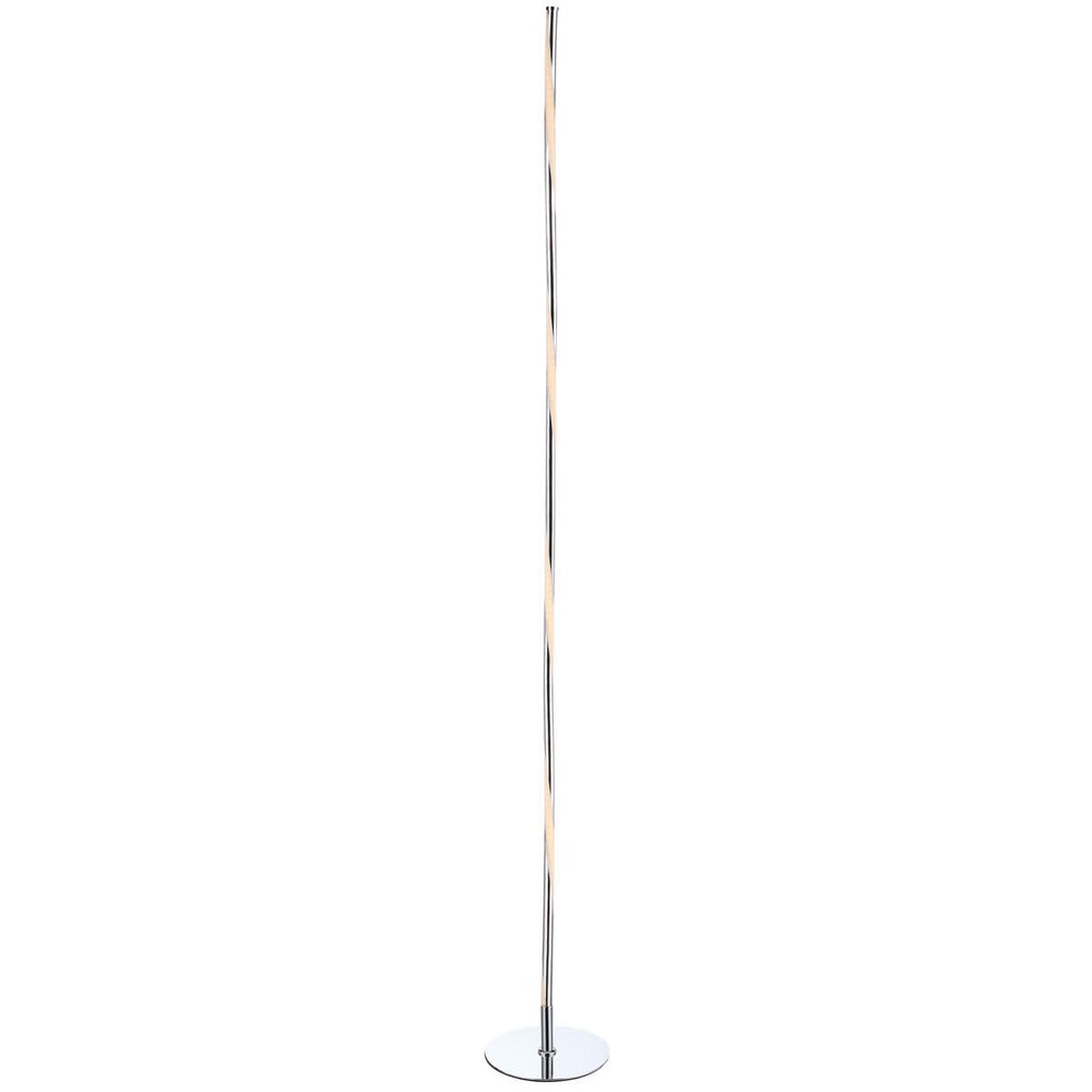 Jonathan Y 64-Inch Chrome LED Column Floor Lamp - JYL7006 Pilar Modern Lighting  