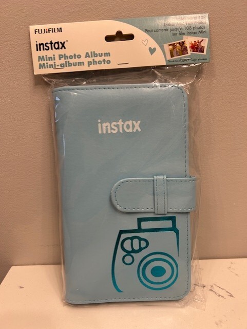 Fujifilm Instax Mini Photo Album Wallet Light Blue Sealed New