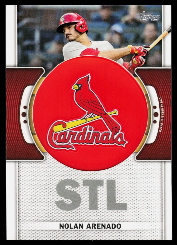 Nolan Arenado St. Louis Cardinals 2023 Topps Team Logo Commemorative Patch