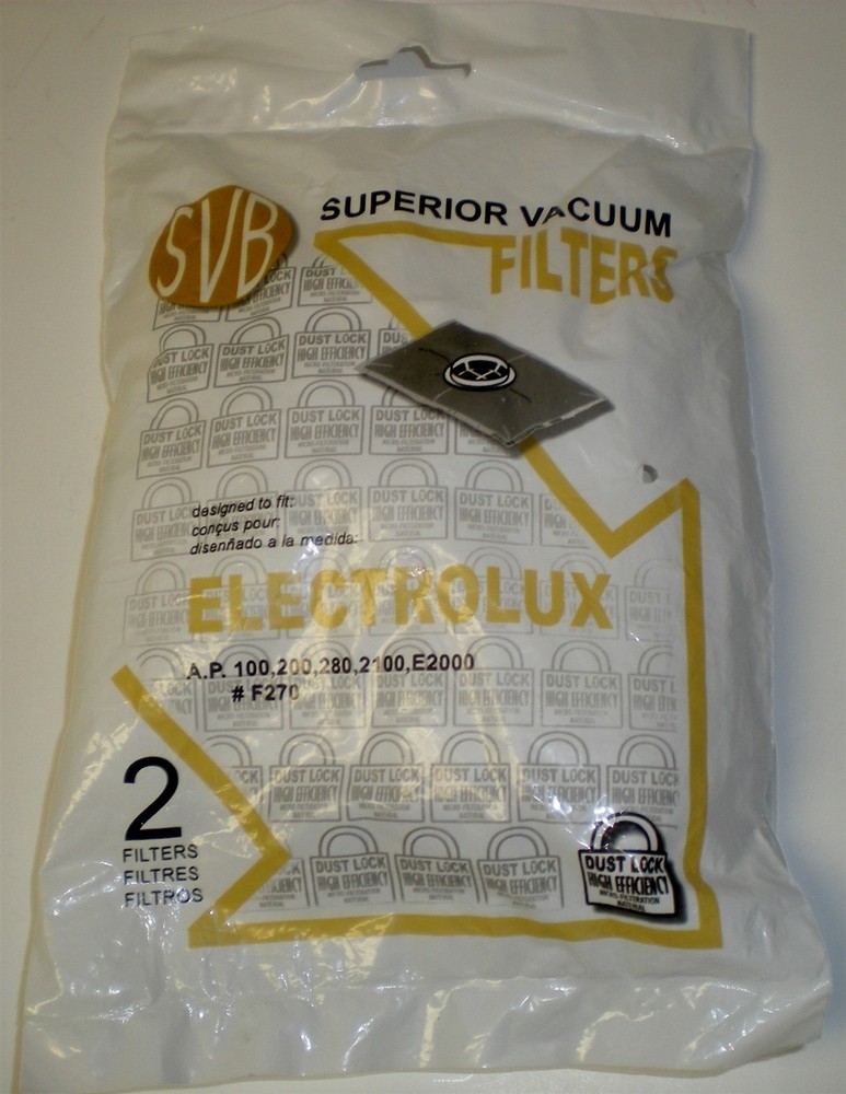 VACUUM CLEANER SVB FILTER ELECTROLUX TANK 2 HEPA MICRO ELECTROSTATIC FILTER 2 PC