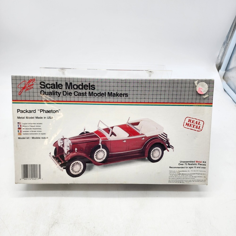 Packard Phaeton Die-Cast Scale Model Kit #4017 Sealed High Quality