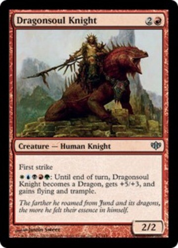 Dragonsoul Knight x4 Conflux Light Play English Edition MTG Card