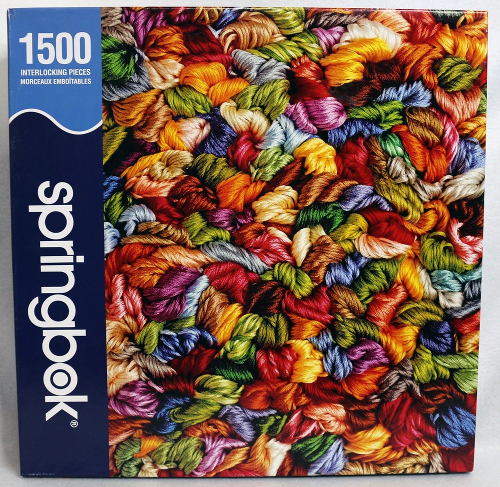 Springbok 1500 Piece Yards of Yarn Jigsaw Puzzle 28.75