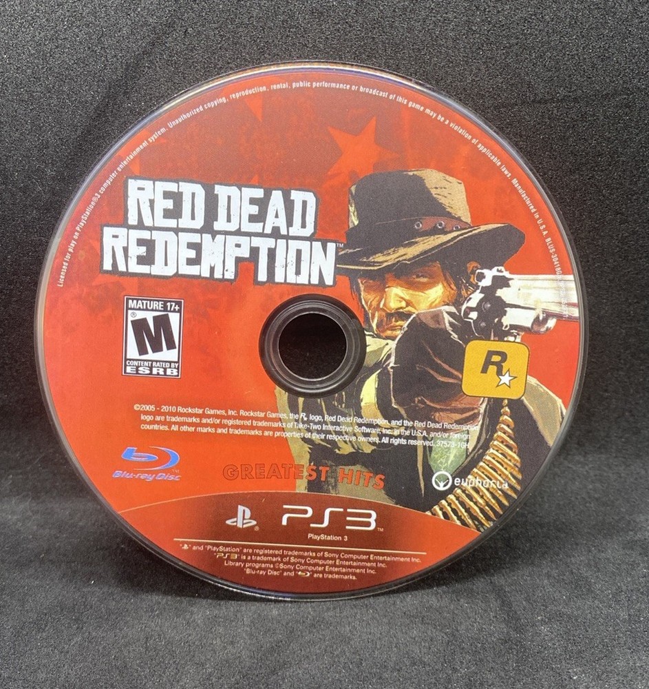 Red Dead Redemption PS3 Sony PlayStation 3 DISC ONLY