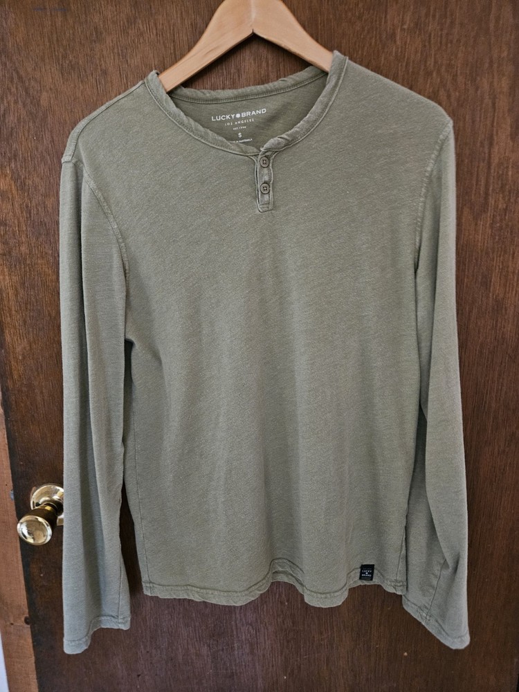Lucky Brand Men's Henley Shirt Size S