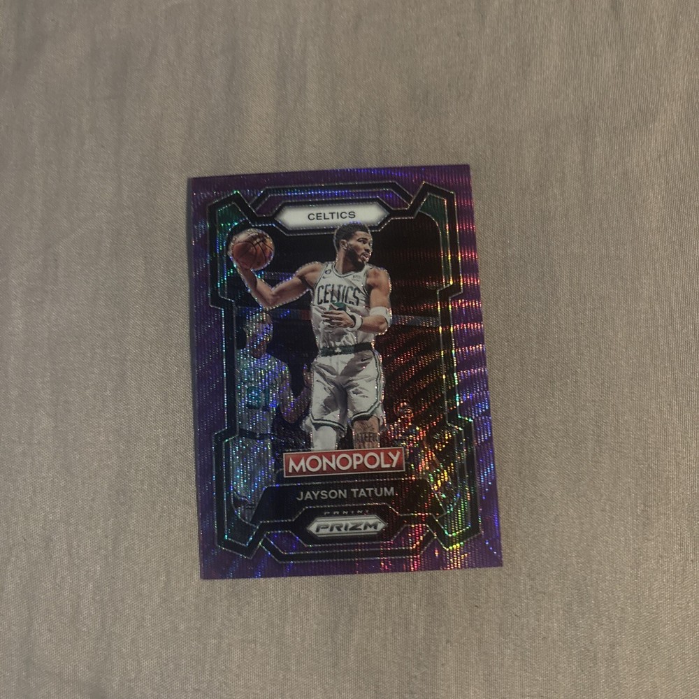 Jayson Tatum 2023-24 Panini Prizm Monopoly: Purple #7