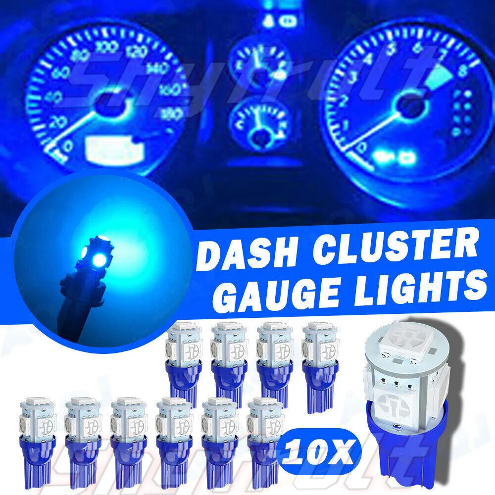 Dash Instrument Cluster Gauge blue LED LIGHTS BULBS-KIT FOR 94-97 Honda Accord