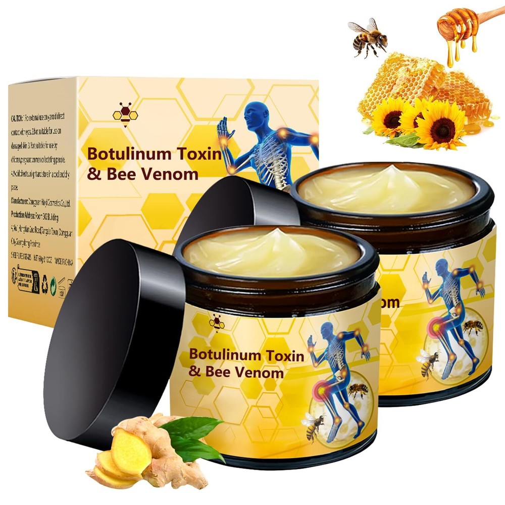 2PC Botulinum Toxin & Bee Venom Bone Cream for Joint & Muscle Relief