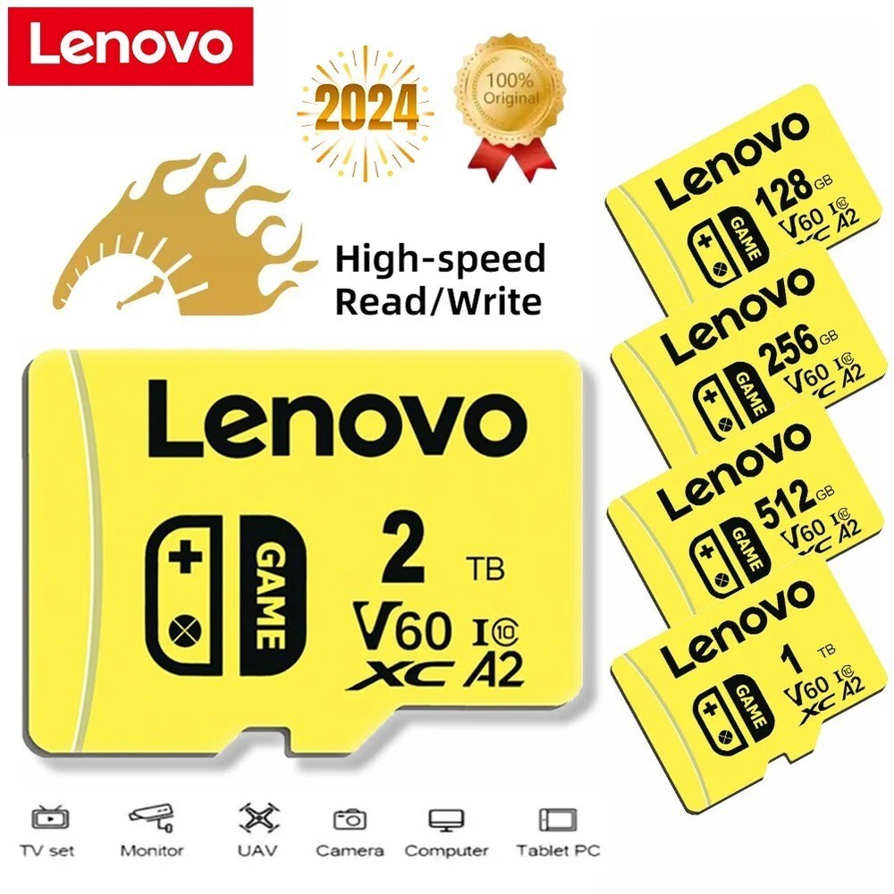 128GB to 2TB Lenovo Micro SD Card 4k High Speed High Capacity -SEE DESCRIPTION-