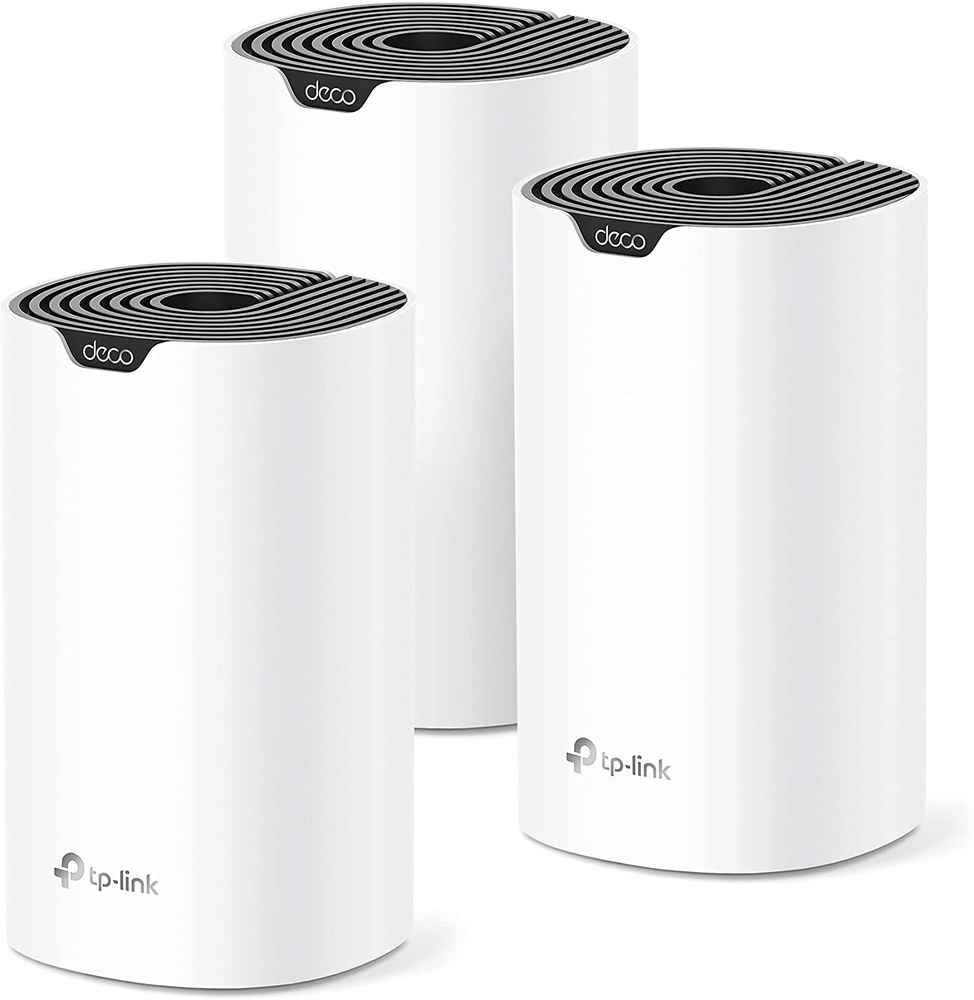 Deco S4 AC1900 Mesh WiFi System Covers 5,500 Sq Ft W Extender Replacement