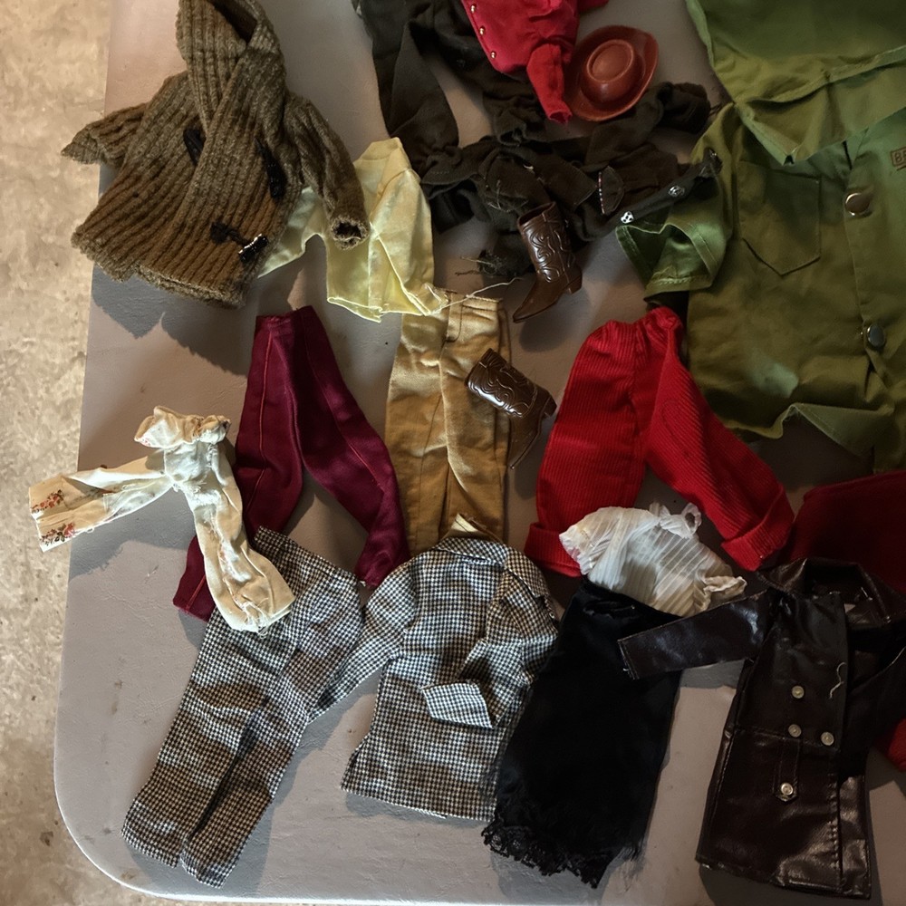 Lot Of Doll Clothes Vintage