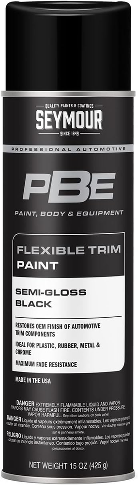 PBE Professional 20-1679 Semi-Gloss Black Trim Spray Paint