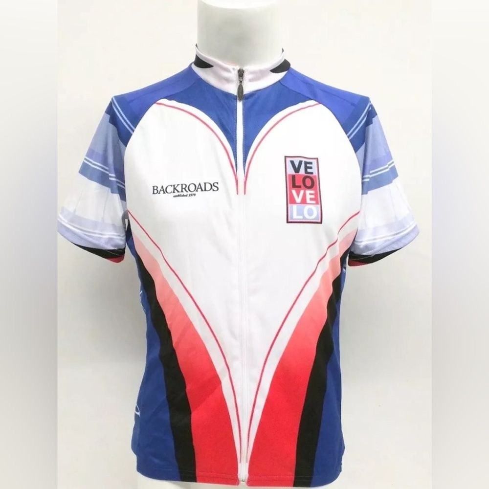 Voler Backroads Love Death Valley Red White Blue Men’s Cycling Jersey