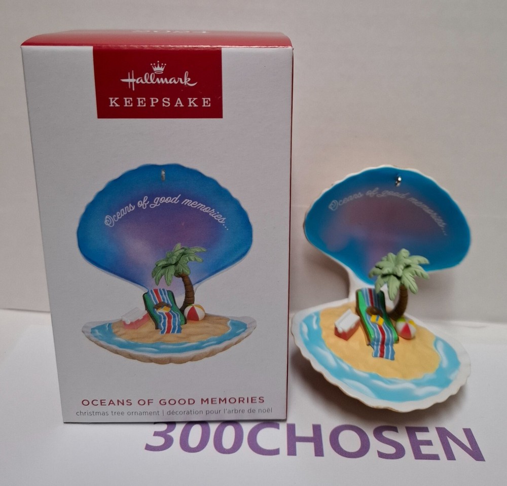 2024 Hallmark Oceans of Good Memories Keepsake Ornament New In Box Free US Shipping