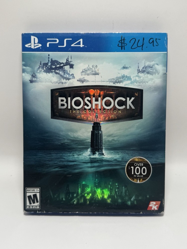 BioShock The Collection PS4 PlayStation 4 2016 CIB Complete w Slipcover