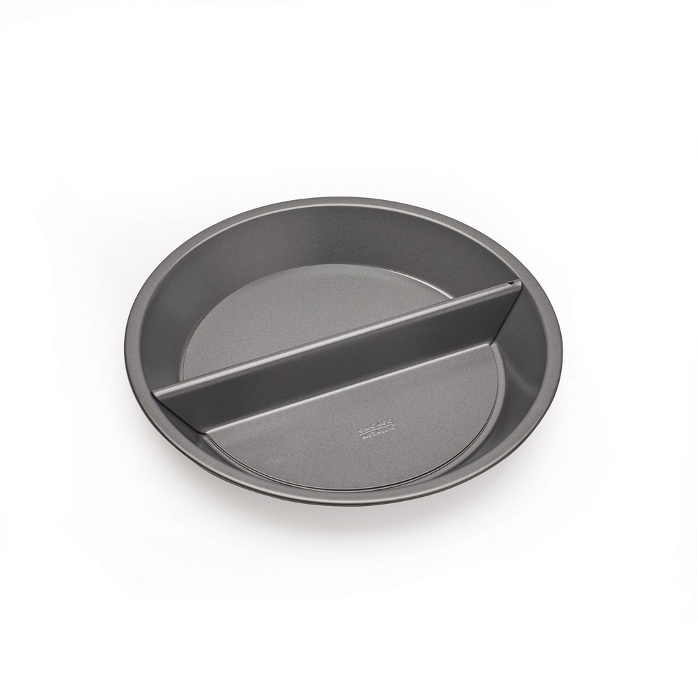 Professional Non-Stick Split Decision Pie Pan, Create either a traditional fu...