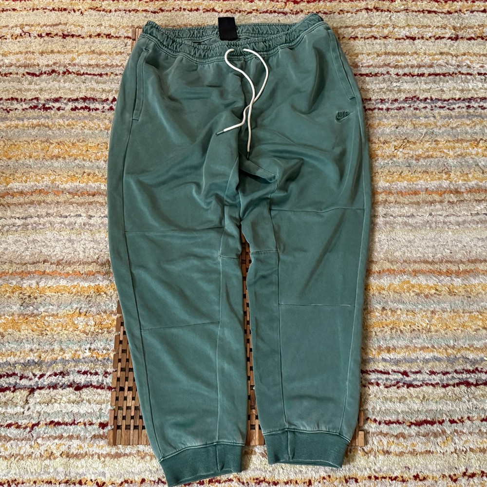Nike Tech Fleece Garment Dyed Joggers Sweatpants Pants Green XL