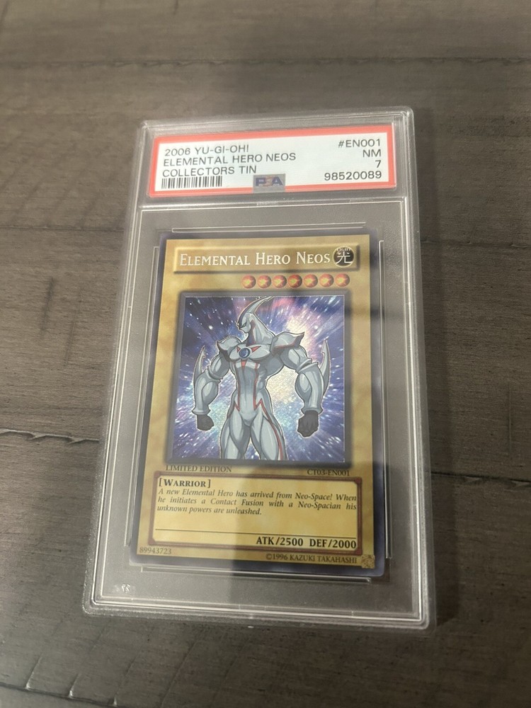 Elemental HERO Neos CT03-EN001 PSA 7 NM-Mint Rare Yu-Gi-Oh Card