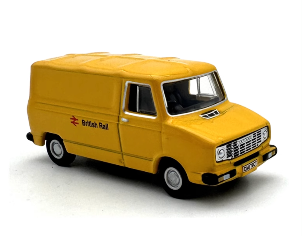 BN 1:76 Yellow British Rail Delivery Van Model Diecast Metal Car