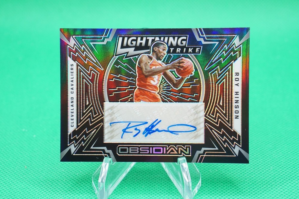 2020-21 Obsidian Lightning Strike Signatures SP /99 #17 Roy Hinson Auto R6220J