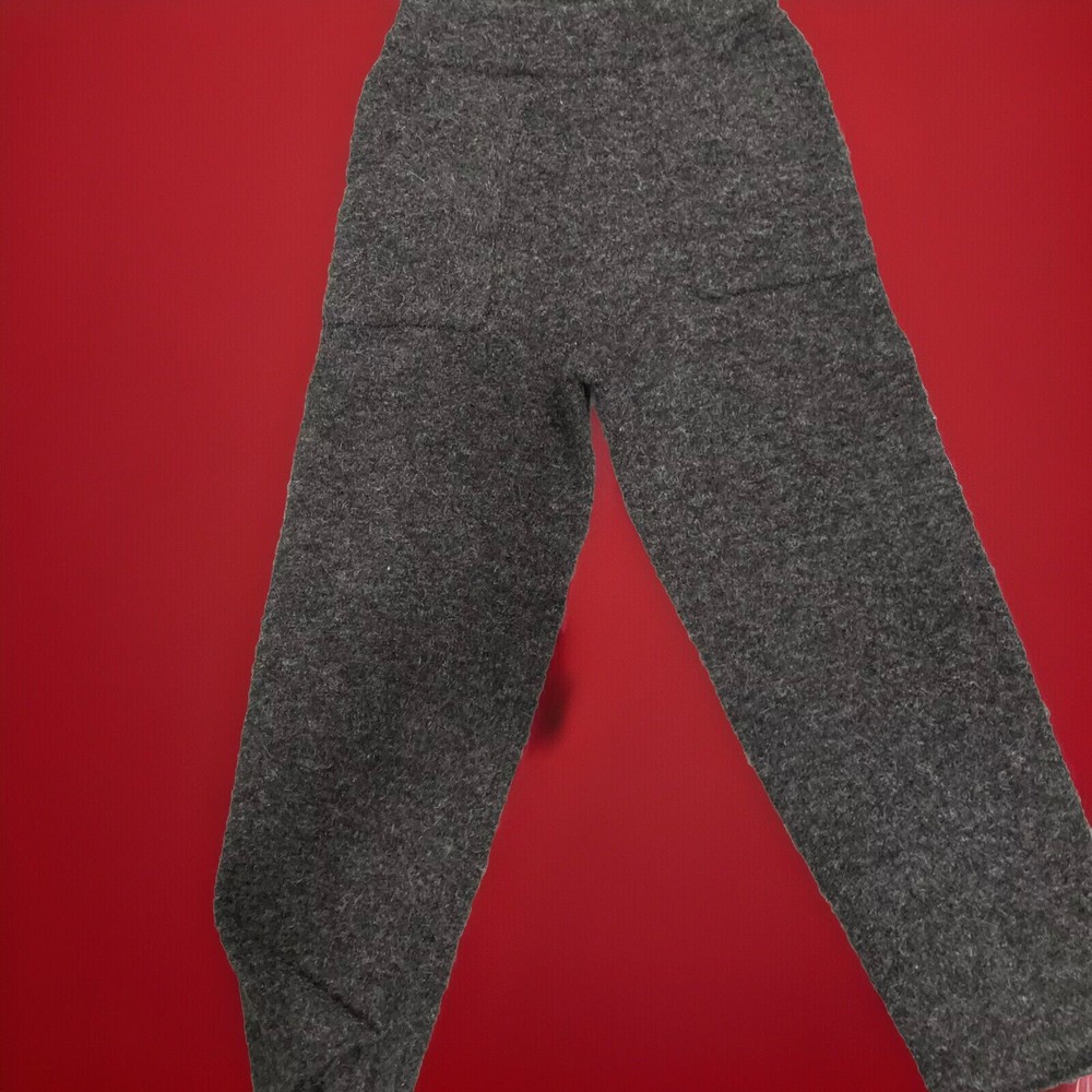 Le Bon Shoppe Monte Pant Women’s Sz S Heather Gray Boucle Yarn
