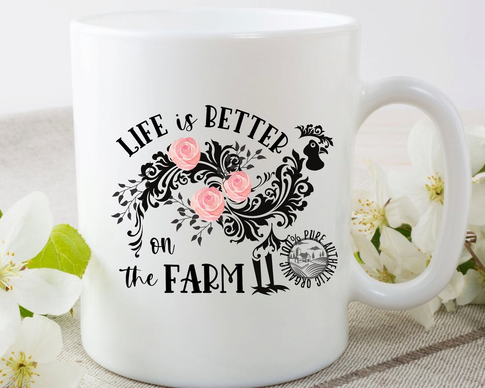 Just A Girl Who Loves Chickens Coffee Mug Gift Gift For Chicken Lover Chicken