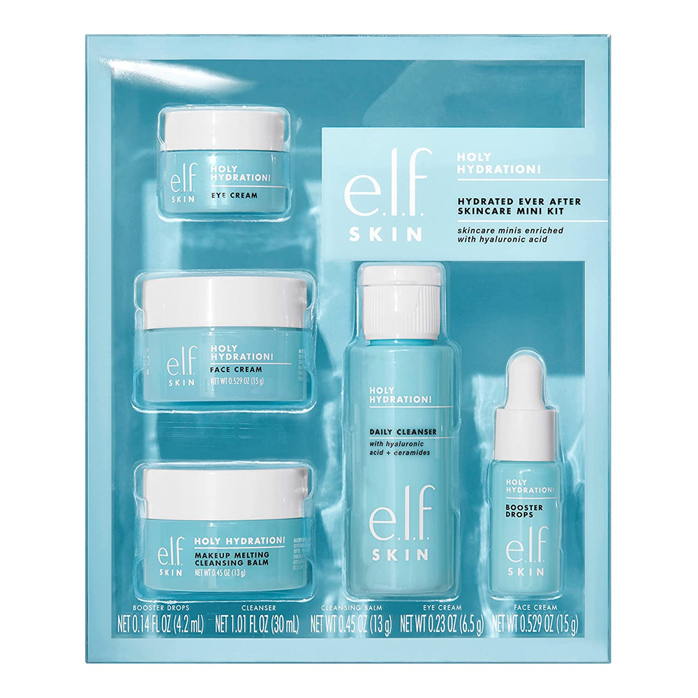 SKIN Mini Kit: Cleanser, Makeup Remover, Moisturizer, Eye Cream - Travel Sizes