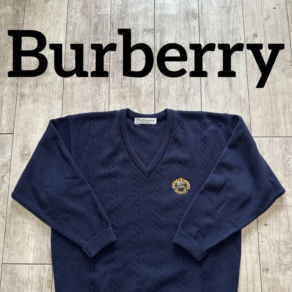 Burberry knit sweater Men's Fashion from Japan