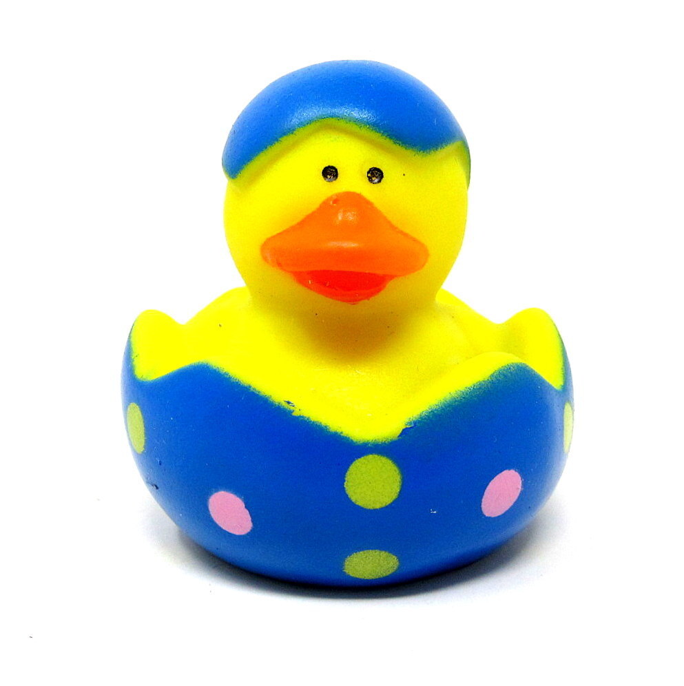 Blue Easter Egg Rubber Duck 2