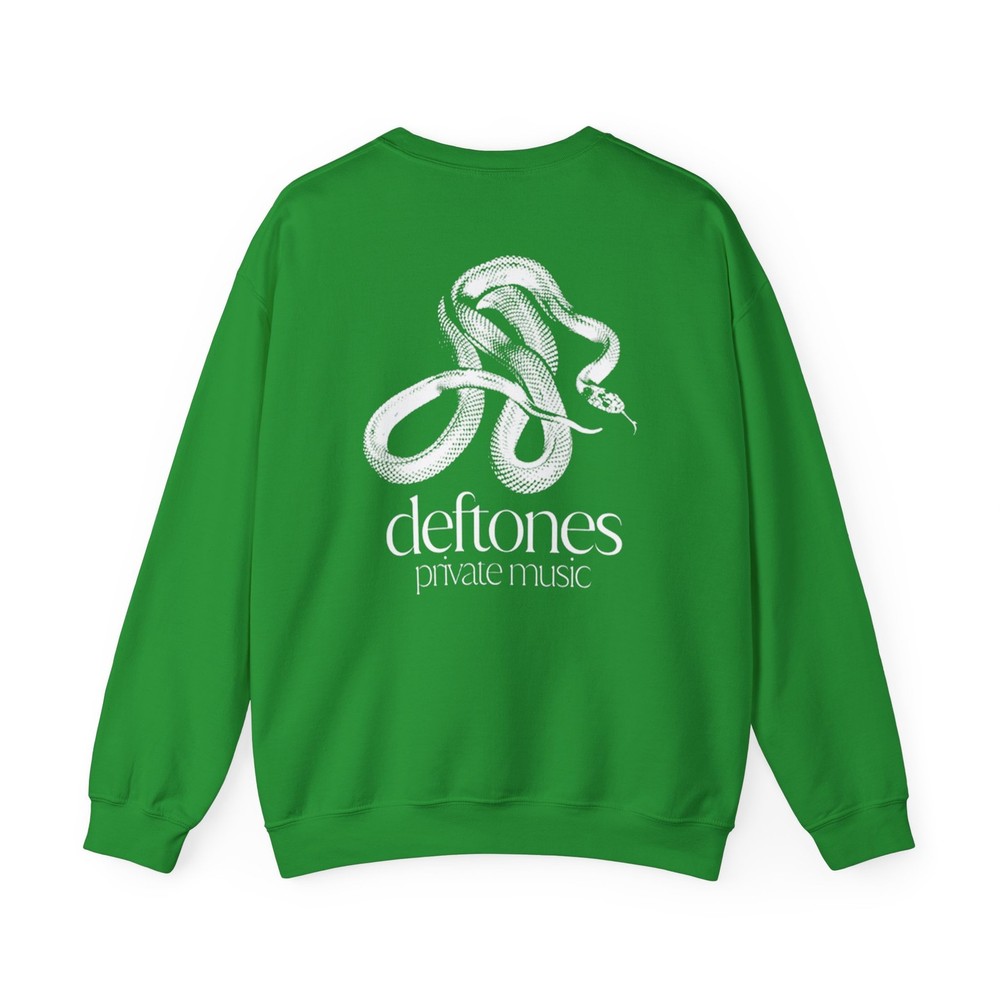 Deftones Private Music Graphic Sweatshirt - Band Merch For Rock Concert