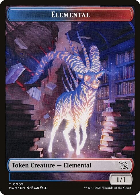 Elemental Double Sided Token [March of the Machine] MTG-image