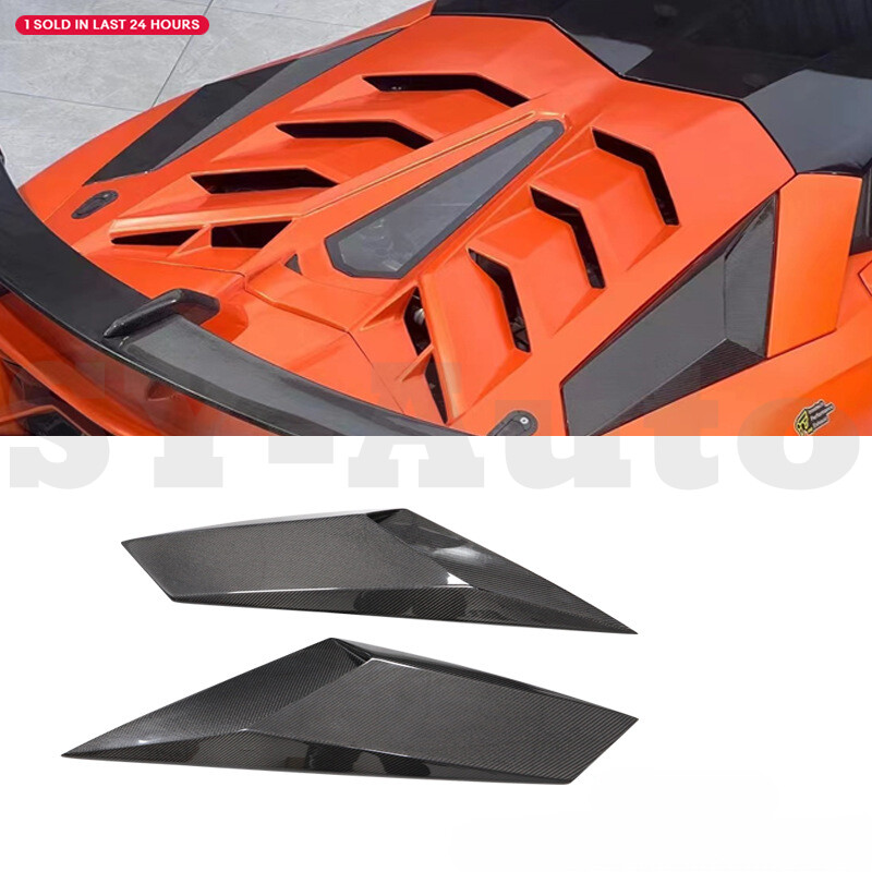 Real Carbon Engine Hood Intake VentCover for Lamborghini Aventador LP700 720 750