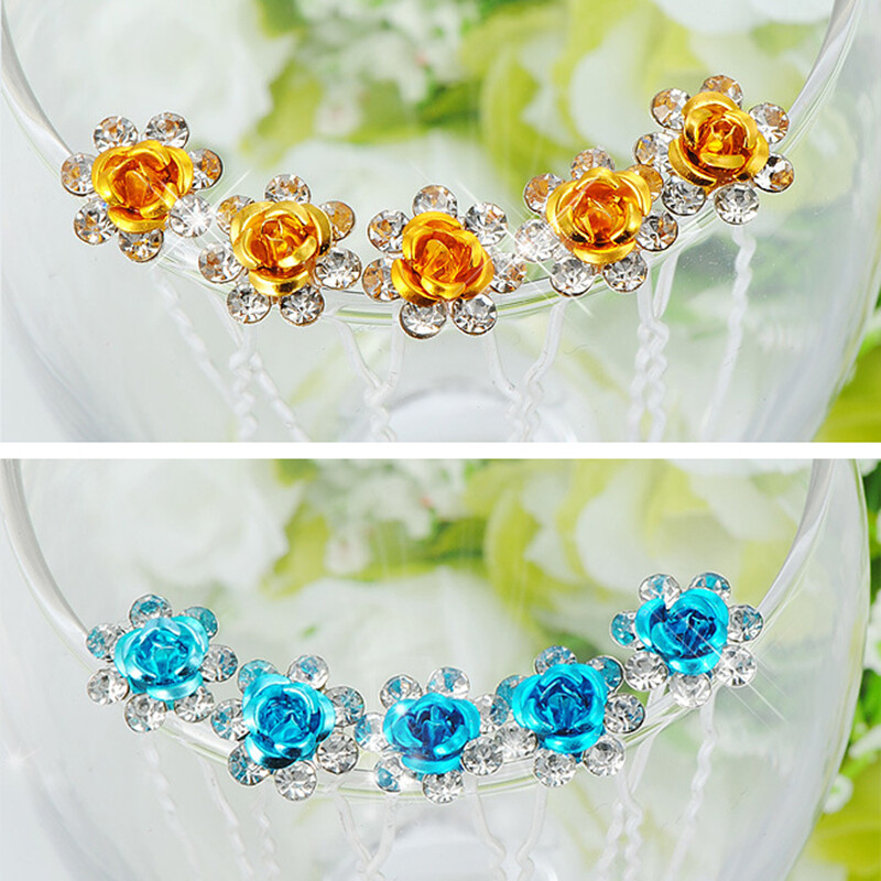 Elegant Versatile Crystal Hairpin Set Trendy Women’s Hair Accessory