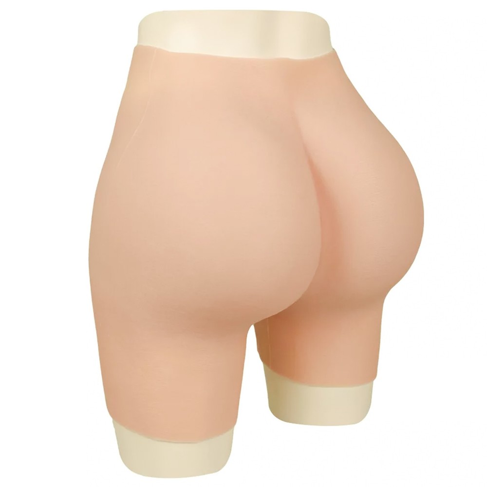 Realistic Silicone Panty Plump Hip Open-crotch Pants Butt Shapewear Crossdresser