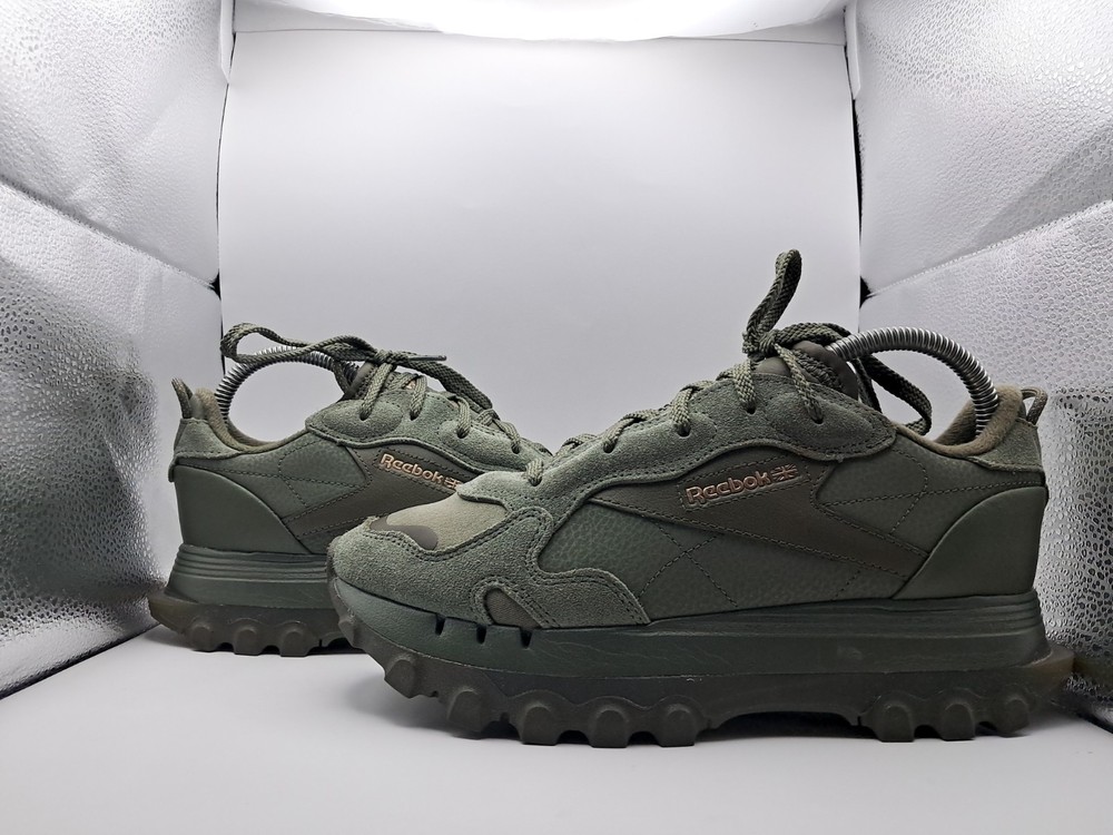 Reebok Classic Leather Cardi B Sneakers 8W Hunter Green H00685