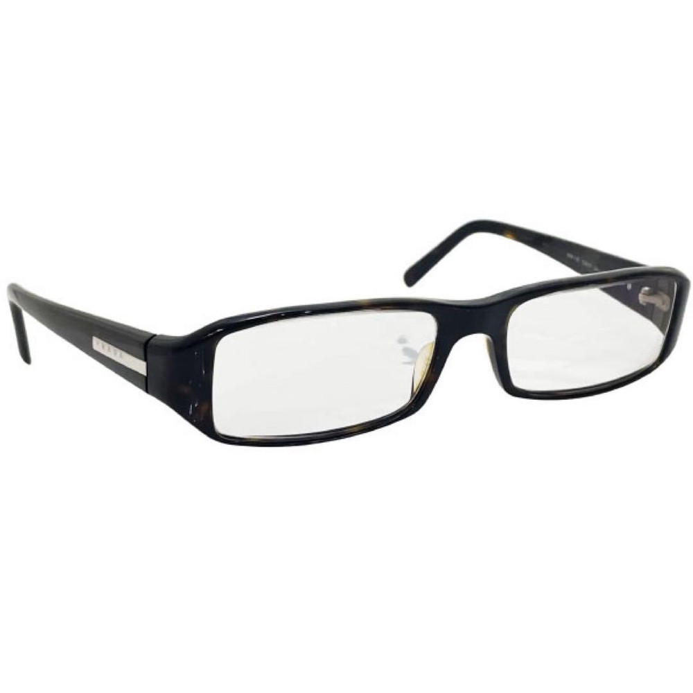 Prada Fashion Sunglasses Dark Brown Frame Light Smoke Lenses Pre-Owned