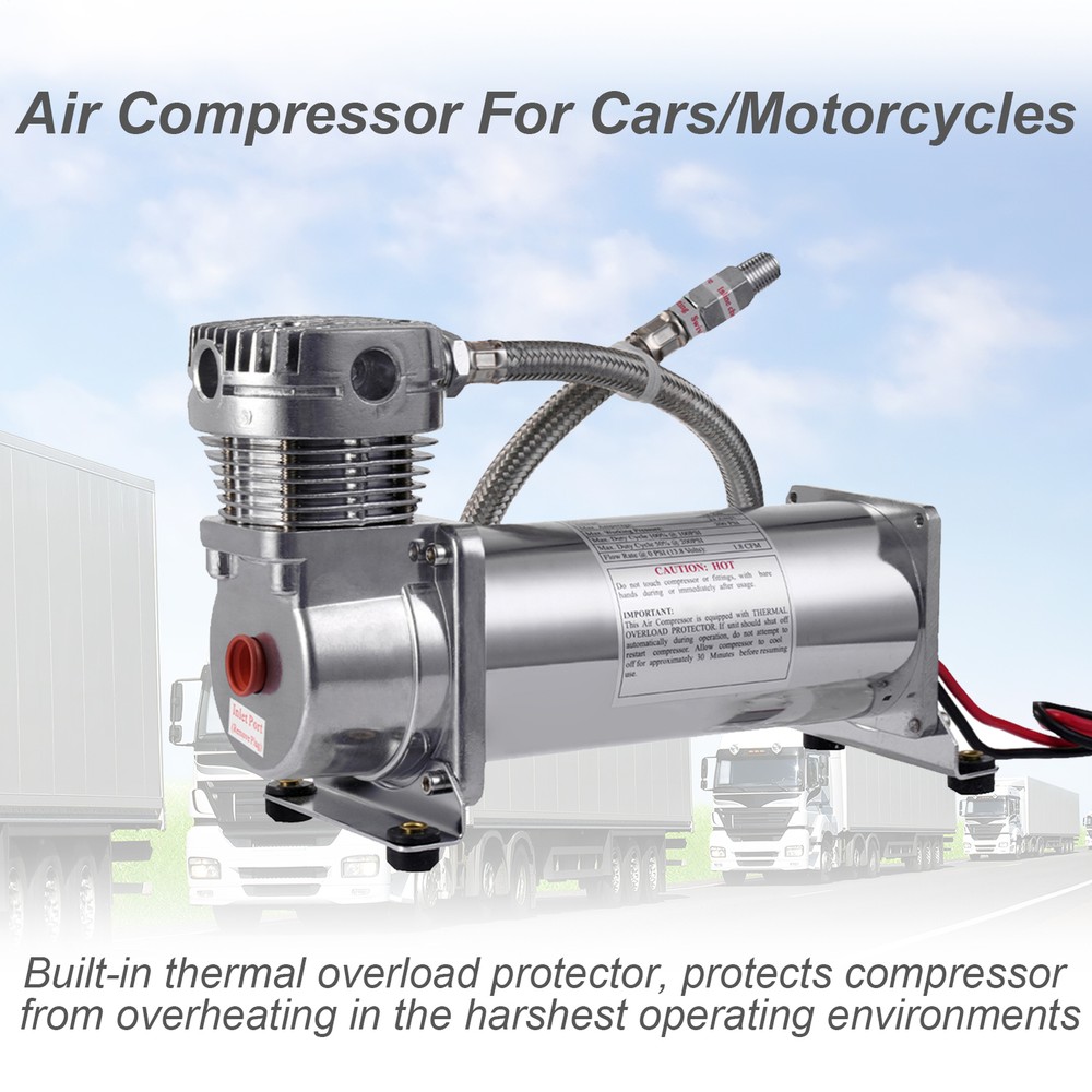 200 PSI Portable Air Compressor for Cars, Boats, SUVs, and Tires