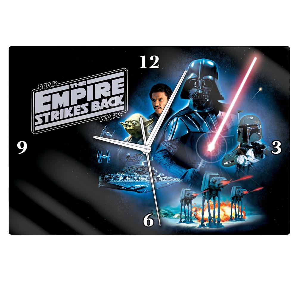 Official Licensed Star Wars THE EMPIRE STRIKS BACK Clock Pool Room or Man Cave